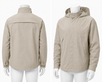 ZOVENLI Foldhood Overshirt