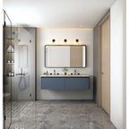 Aluminum Alloy Rounded Corner Wall Vanity Mirror