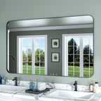Aluminum Alloy Rounded Corner Wall Vanity Mirror