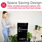 Frigidaire Retro Two-Door Compact Refrigerator With Freezer, 3.1 Cu. Ft., Red