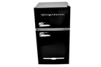 Frigidaire Retro Two-Door Compact Refrigerator With Freezer, 3.1 Cu. Ft., Red