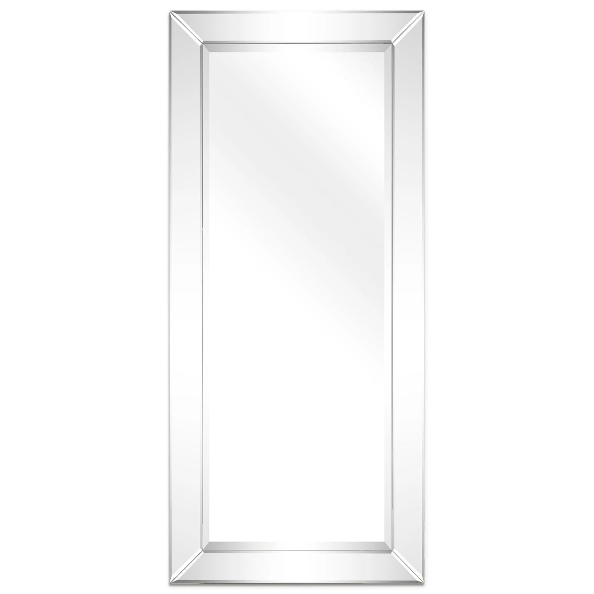 Rectangular Clear Beveled Wall Mirror - 3 Sizes