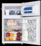 Frigidaire 3.1 Cu. Ft. 2-Door Retro Compact Refrigerator With Built-In Side Bottle Opener - Cream